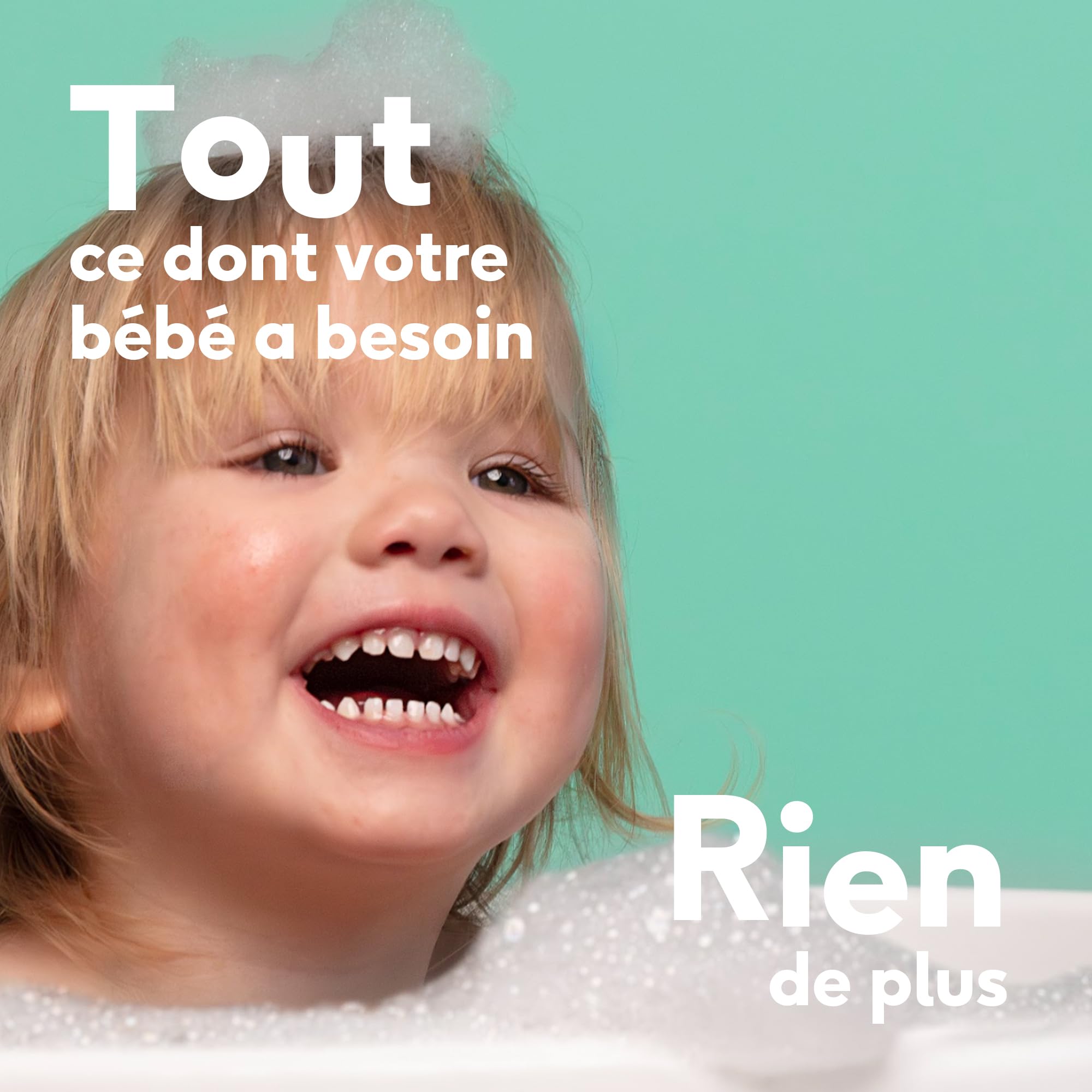 Naïf - Bain moussant nourrissant - Recharge - Bain moussant pour enfants à l'huile de coton - Soin bébé aux ingrédients d'origine naturelle - Vegan - Sans microplastiques ni huiles minérales - 500 ml