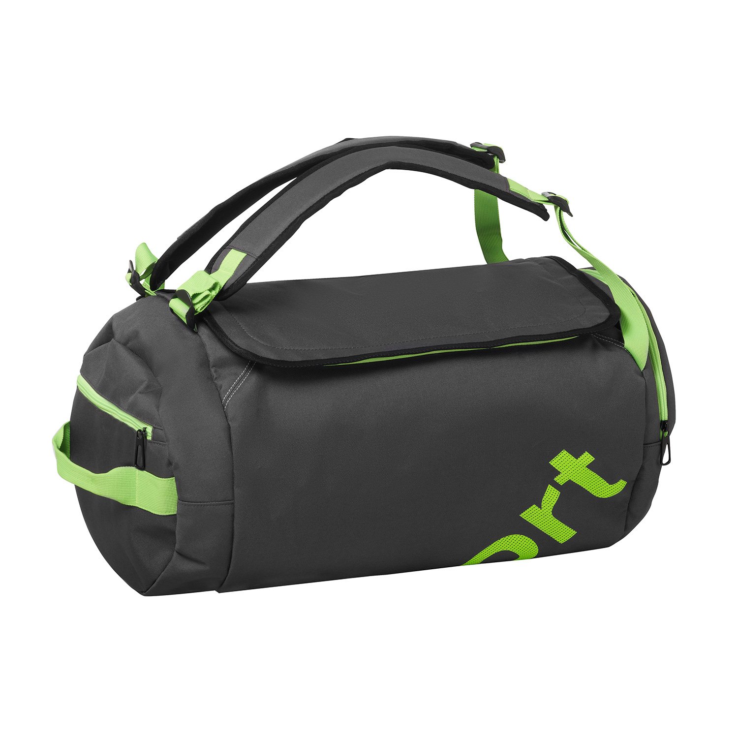 Uhlsport Unisex Adult Cape Bag - Anthracite/Fluo Green, Medium