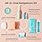 GROWNSY Postpartum Essentials Recovery Kit for Women After Birth, Includes 8 Self-Absorbent Postpartum Disposable Underwear, Peri Bottle, Perineal Spray, 28 Cooling Pad Liners, 2 Post Partum Ice Packs