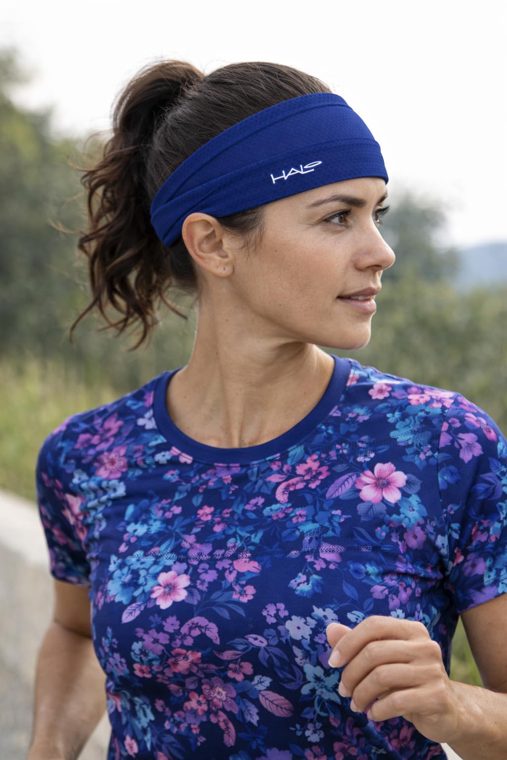 Halo Headband AIR Series Bandit – Bandeau de survêtement de 10,2 cm de Large pour Homme et Femme – Garde Les Cheveux en Place et protège Votre Visage de la Sueur