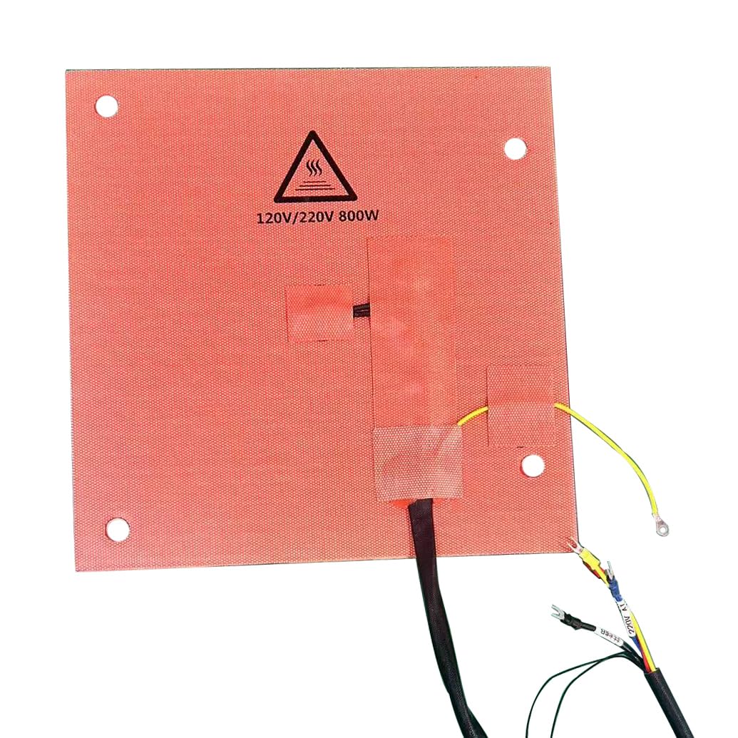 Hochtemperatur K1 MAX 220V 800W Flexible Silikon-Bettheizmatte, Hotbed, kompatibel mit Creality K1 Max 3D-Drucker, beheiztes Bett, Bauplatte, Zubehör