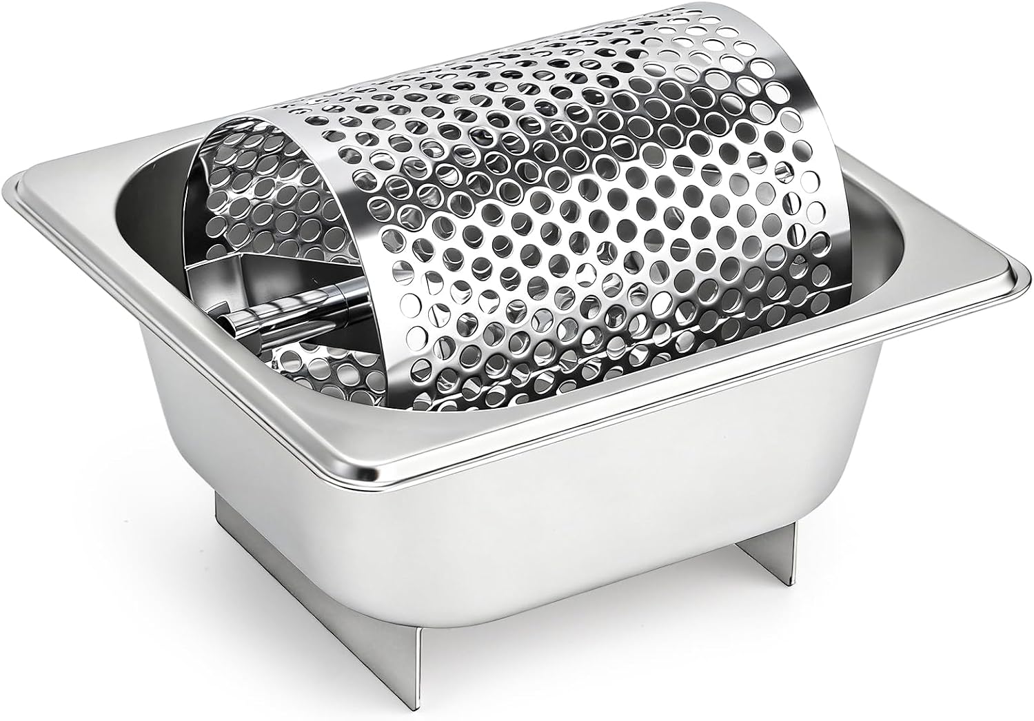 ZEAYEA Stainless Steel Butter Wheel with Stand, Food Grade Butter Spreader Wheel for Even Coating on Bread, Burgers, Butter Roller for Indoor and Outdoor BBQ, Picnics, Grill, Dishwasher Safe