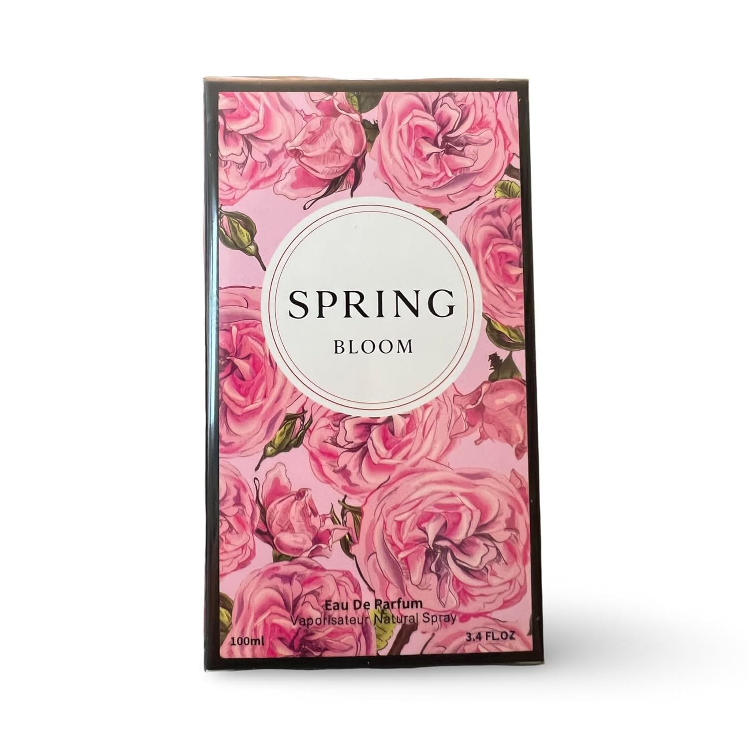 SPRING BLOOM Eau de Parfum, Floral Jasmine and Tuberose Fragrance, Natural Spray, Pink Rose Design, 3.4 Fl Oz - Image 3