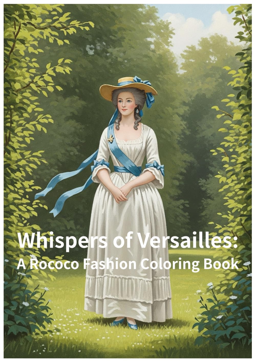 Whispers of Versailles: A Rococo Fashion Coloring Book