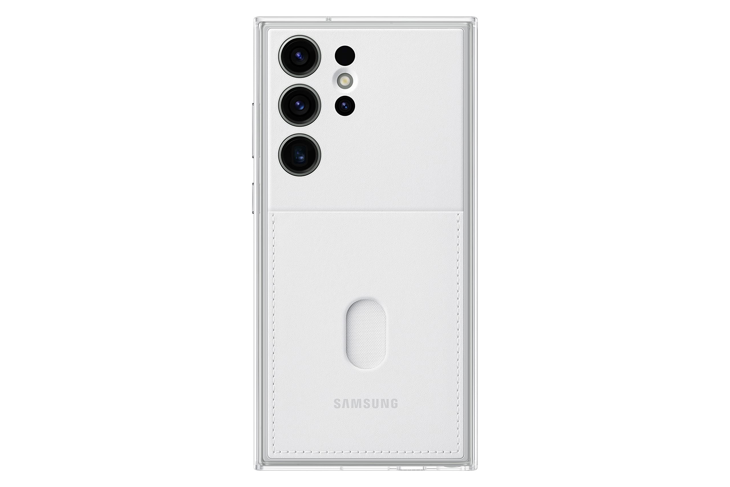 Samsung Galaxy S23 Ultra Frame Cover - White : Amazon.in: Electronics