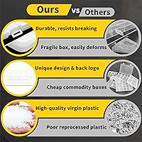 Vista 8 de 220 piezas #8 Kit de surtido de tornillos de madera de cabeza de cercha negros, conjunto de tornillos de madera de alta dureza FIXLINK, tornillos