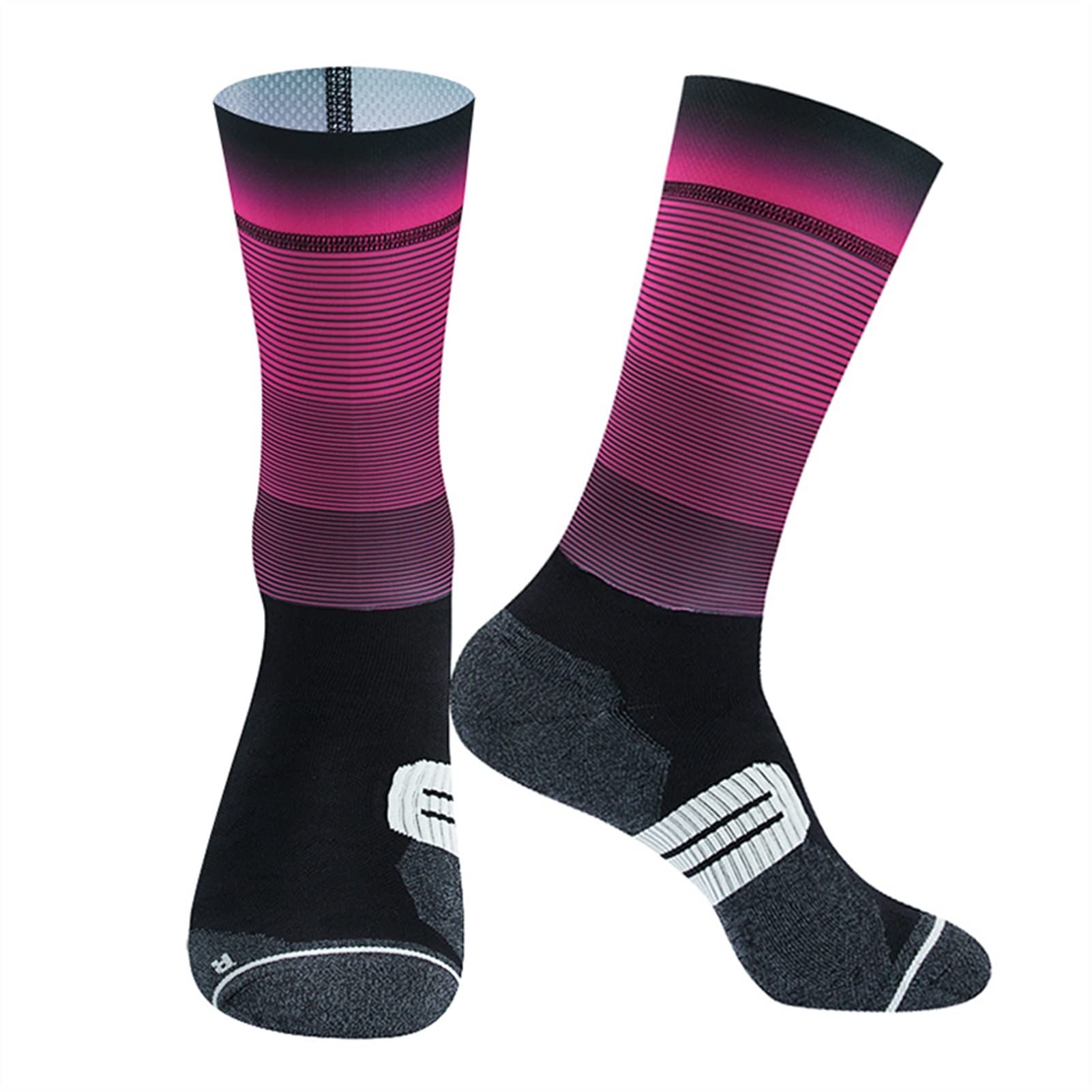 Ultra-sottile antiscivolo non indistinto antiscivolo for esterni da corsa ciclismo calzini da ciclismo bici da pallacanestro calcio da basket arrampicata escursionismo calzini da campeggio ( Color : 1