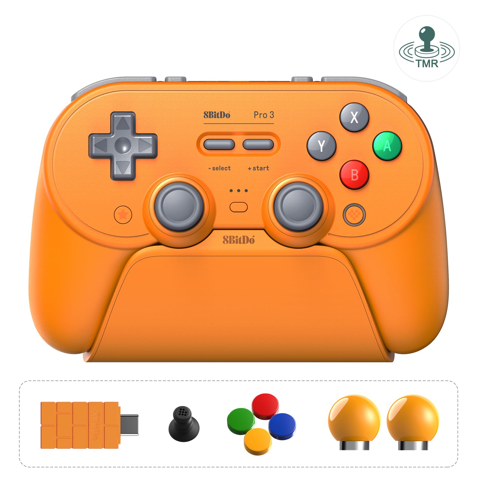 8BitDo pro3 Bluetooth TMRスティック コントローラー Amazon.com: 8Bitdo Pro 3 Bluetooth Controller with Swappable ABXY