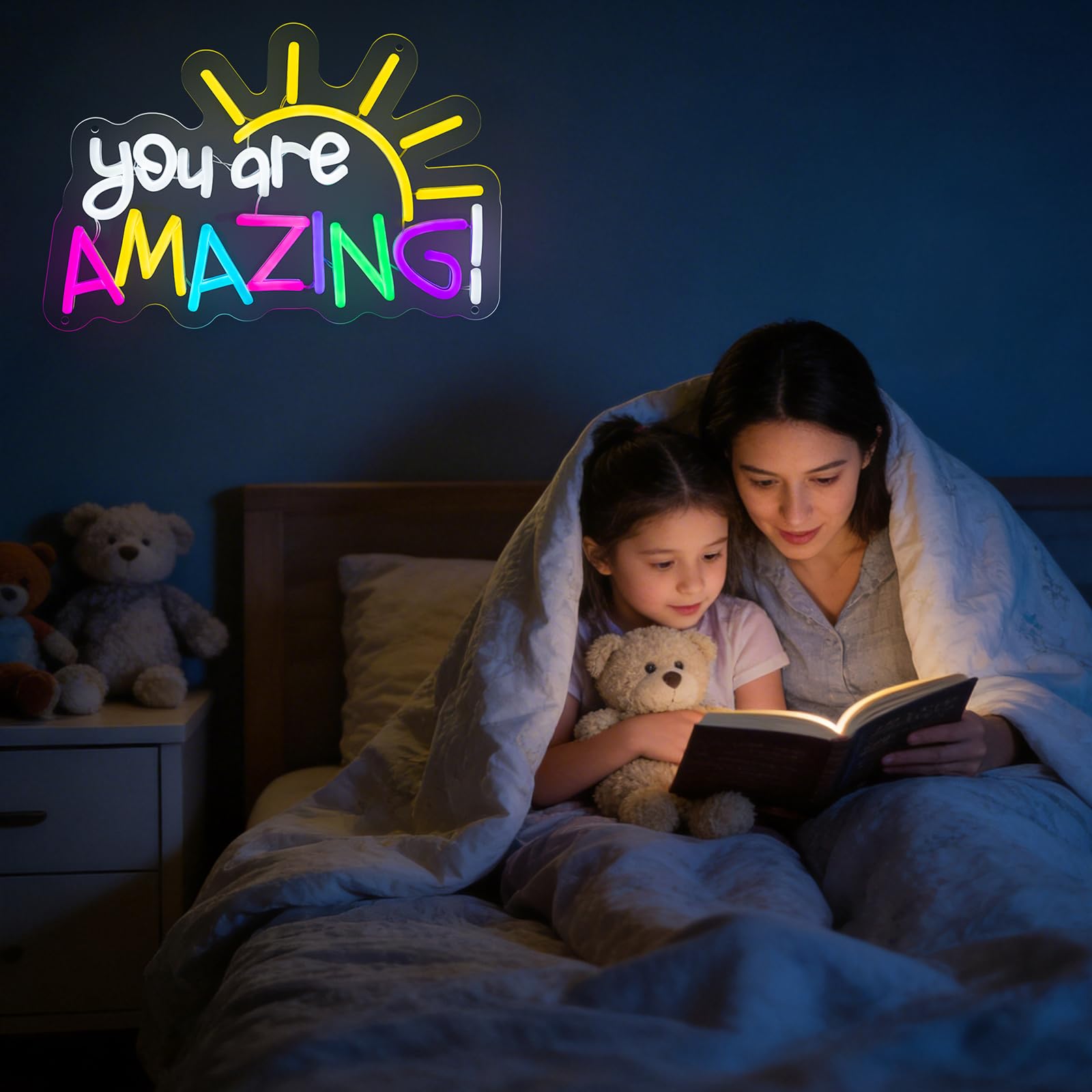 You Are Amazing neonowy znak, klasa neonowe znaki do dekoracji ścian, ściemniany znak świetlny LED USB do sypialni, klasy, domu, baru, przedszkola, na ślub, urodziny, przyjęcie, prezenty