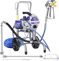 Vista 9 de X10 Airless Paint Sprayer, 0.31GPM Paint Sprayer for Home Interior 700W 2900psi Airless Sprayer with Low Overspray Adjustable Pressure for House