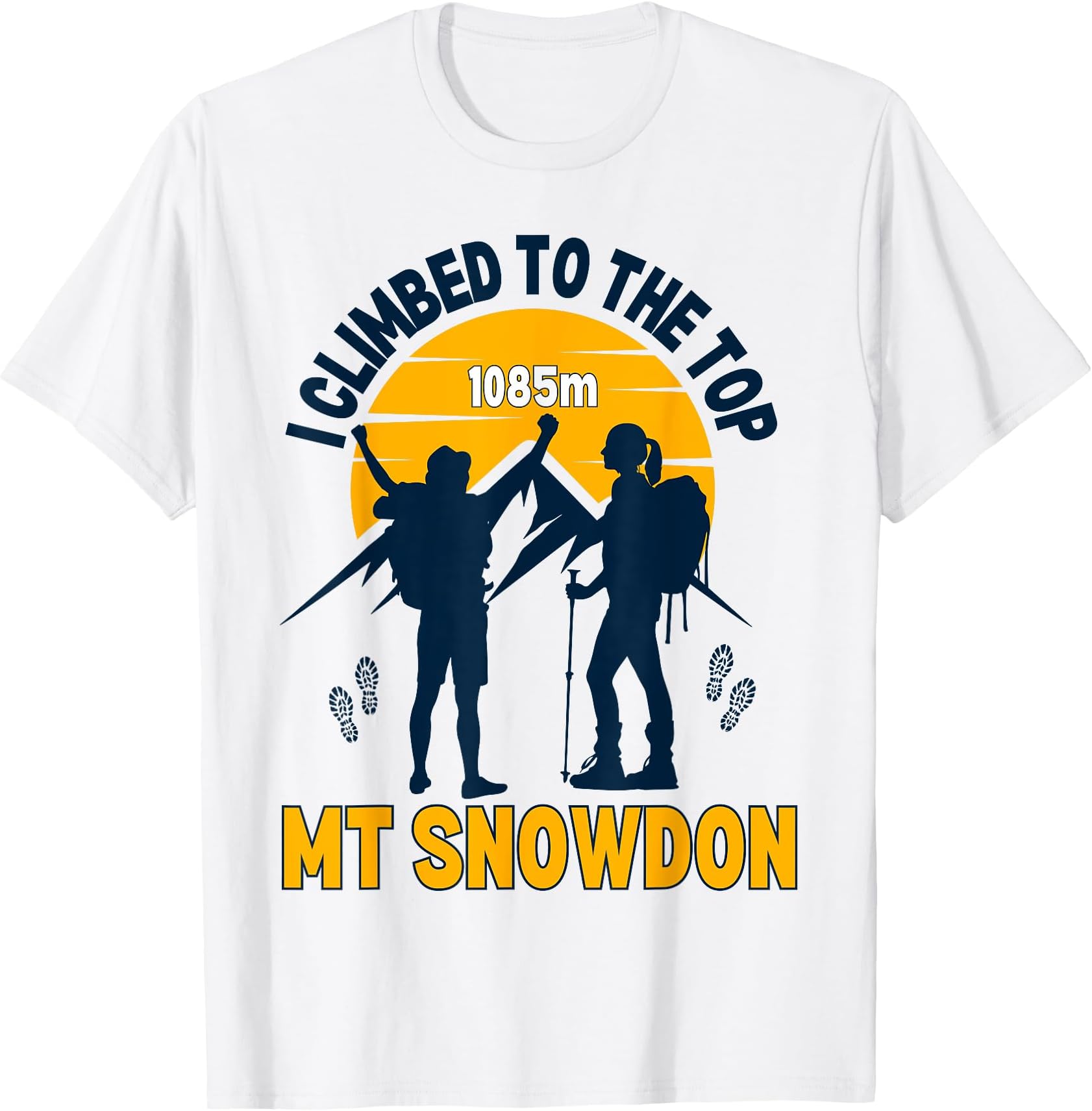 Snowdon Mountain Climbing Snowdonia National ParkMount Snowdon Mountain Climb Achievement T-Shirt