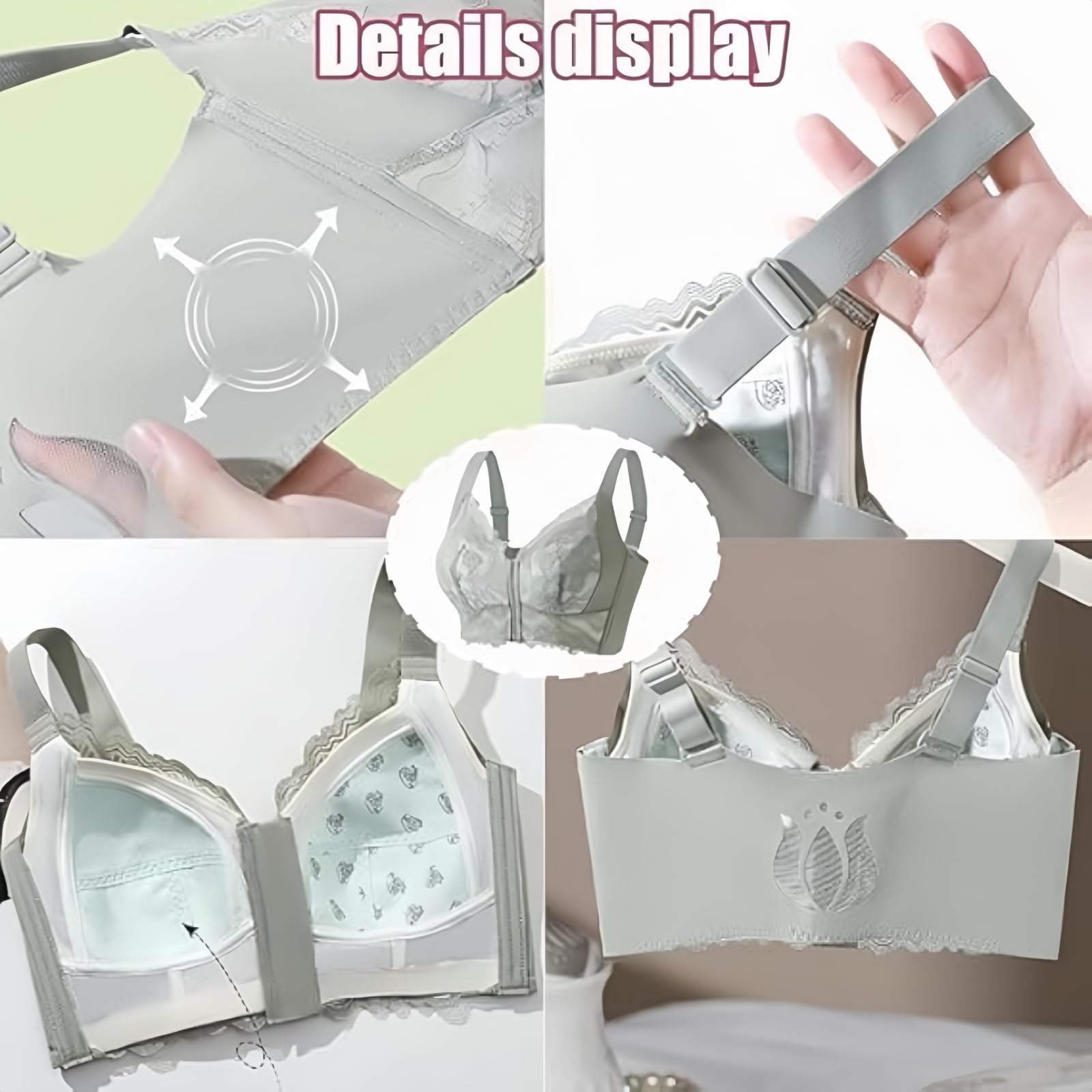 Reggiseno Comfort & Femminile con Cerniera Frontale | novità 2026: Reggiseni con Chiusura Anteriore per Donna | Modello Seamless Anti-Cedimento