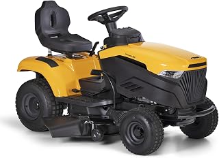 STIGA Tornado 398 Tracteur de Jardin à Essence - Moteur 432cc St 450, Plateau de Coupe 98cm, Transmission hydrostatique, éjection latérale et broyer - Idéal pour Les Grands Jardins jusqu'à 5.000 m².
