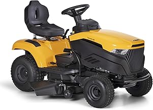 STIGA Tornado 398 Benzin-Gartentraktor - 432cc ST 450 Motor, 98cm Mähdeck, Hydrostatisches Getriebe, Seitenauswurf & Mulchen, Anhängerkupplung - Ideal für große Gärten bis zu 5.000 m²