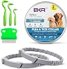 Collar Antipulgas y Garrapatas para Perros (Paquete de 2) – Collar Impermeable Natural con Protección de 8 Meses, Ajustable, Incluye Herramientas para Quitar Garrapatas y Peine 1