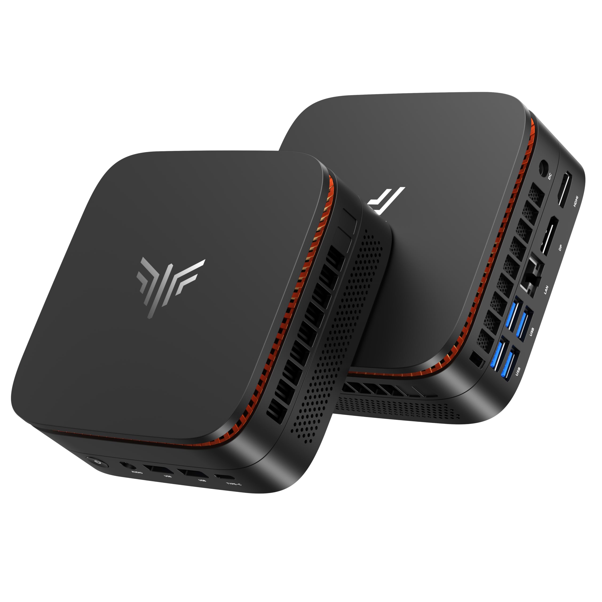 NiPoGi Pinova P1 Mini PC W-11 Pro AΜD Ryzen Embedded R2544 (4C/8T, bis 3,7 GHz, Schneller als i3-10110U/R2514/3500U) 16GB DDR4 256GB SSD 4K Triple Display/Wi-Fi 5/BT 4.2/RJ45 Büro Bildung Multimedia
