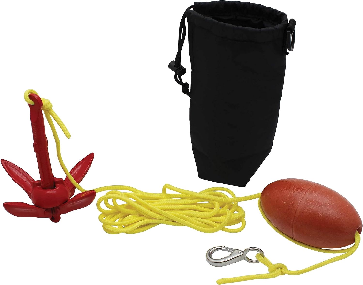 Extreme Max 3006.6782 BoatTector Complete Grapnel Anchor Kit for Paddleboard, SUP, Small Kayaks, Inflatables, and Other Lightweight Water Toys - 1.5 lbs.