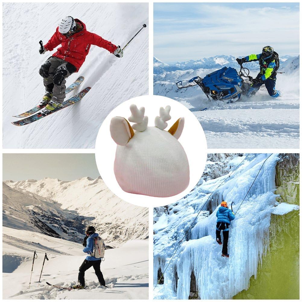 Ski Helm Cover Cartoon Helm Cover Sport Beschermende Helm Elastische Sneeuw Sport Helm Cover Winter Warm Hoofd Accessoire Voor Outdoor Sport Apparatuur