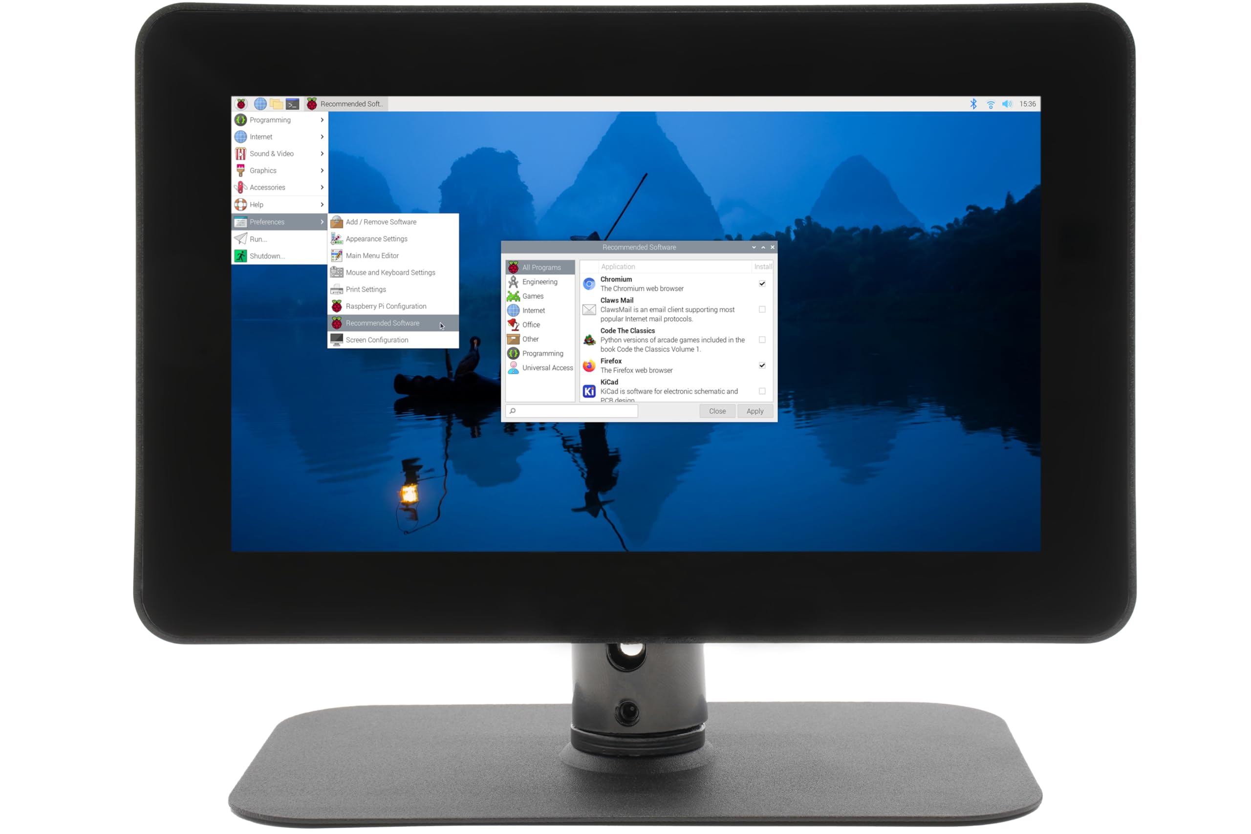 Amazon.co.jp: Raspberry Pi Touch Display 2用スタンド付きKKSB