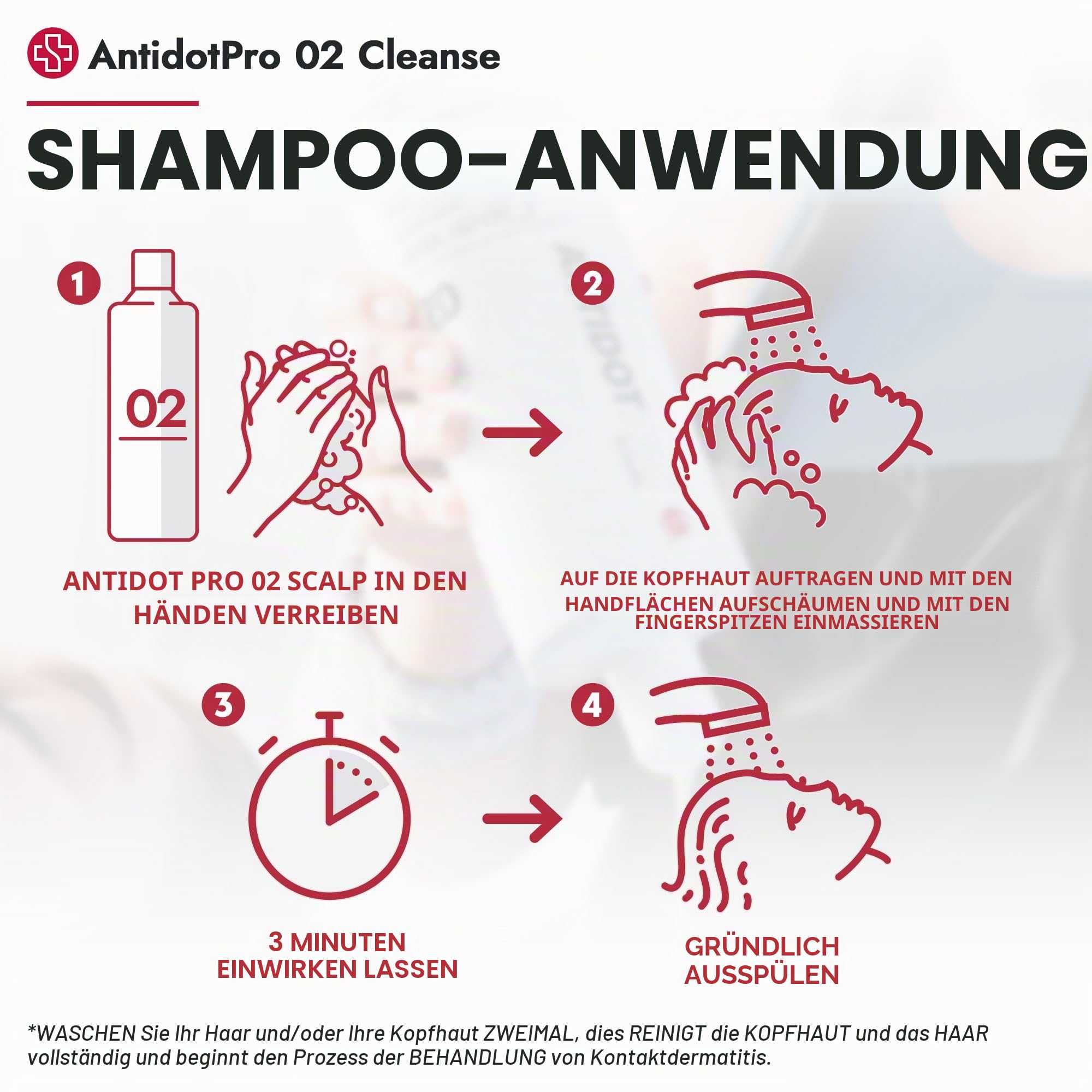ANTIDOT PRO ANTIDOTPRO Cleanse 02 Shampoo 1000 ml für empfindliche Kopfhaut