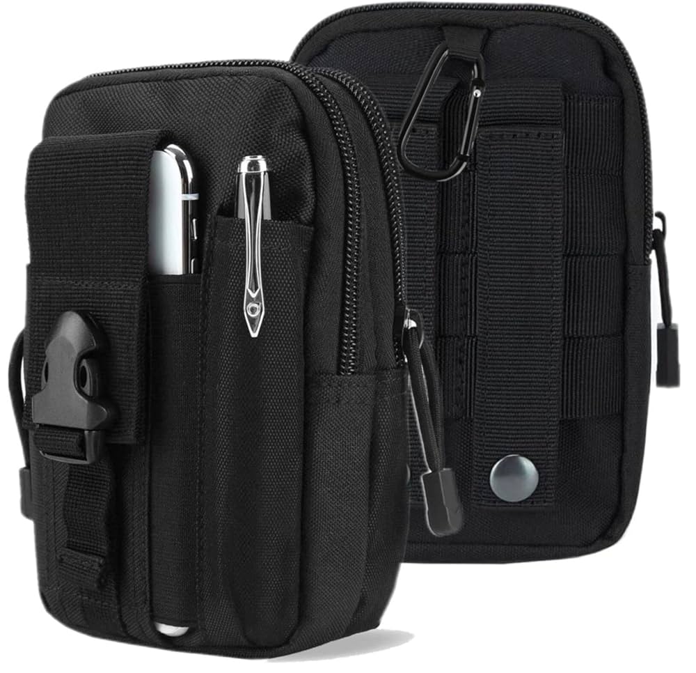 survival case handytasche mit karabiner