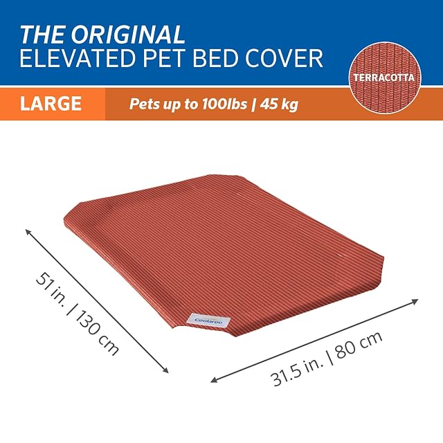 Foto 3 de 5 de Coolaroo - Funda de pepuesto para cma elevada, Terracotta, Large (L) (LG)