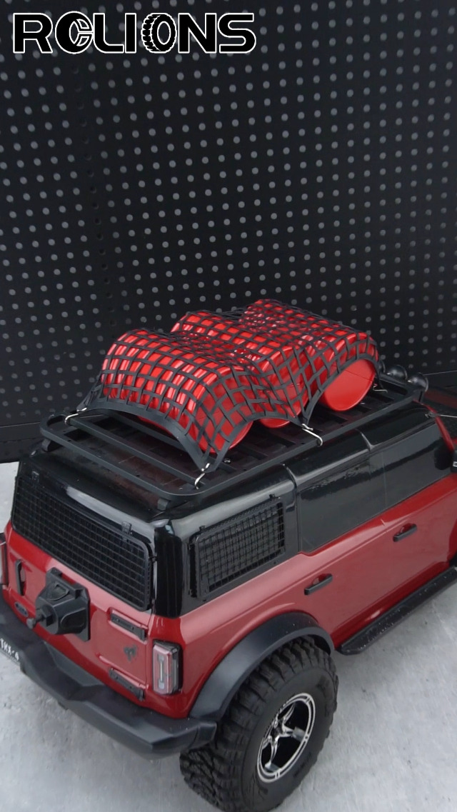 Dilwe Red De Protección Para Ventanas De Coche RC – 5 Piezas Metálicas Para Traxxas TRX-4 1/10, Accesorios De Metal