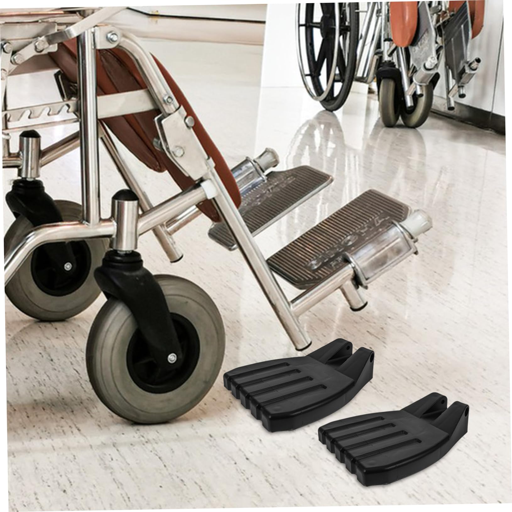 FRCOLOR 8 Piezas Reposapiés Para Silla De Ruedas Almohadilla Para Las Reposapiés De Repuesto Para Silla De Ruedas Para a De as Para Pacientes Pedal De a