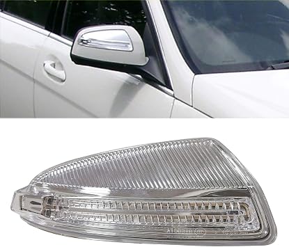 Compatible with MERCEDES W204 C Class C250 C300 C350 C63 Door Side Wing Mirror Housing Turn Signal Indicator LED Light Blub Right