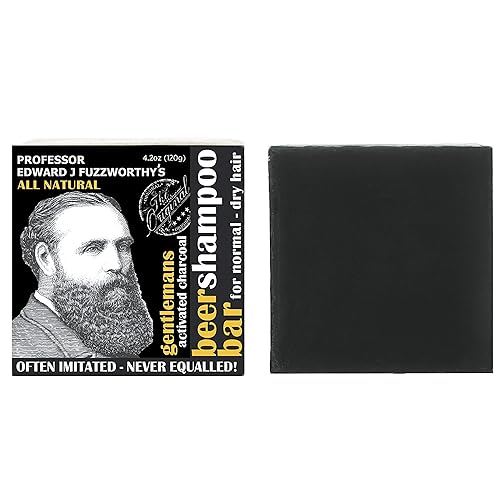 Miniatura 5 de Professor Fuzzworthy - Barra de champú de carbón activado y soporte magnético para jabón | Kit de aseo para hombres 100% natural con ingredientes