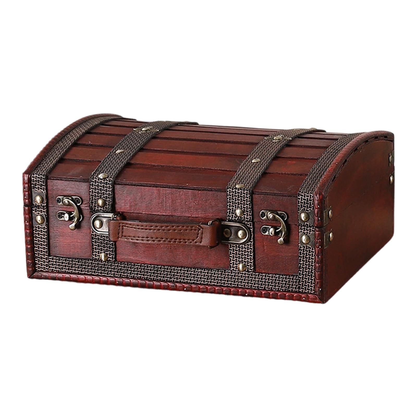 Pirate Inspire Decorative Wood Chest With Combination Ideal For Secret Stashes Organization And Display Solution Securely Passwords