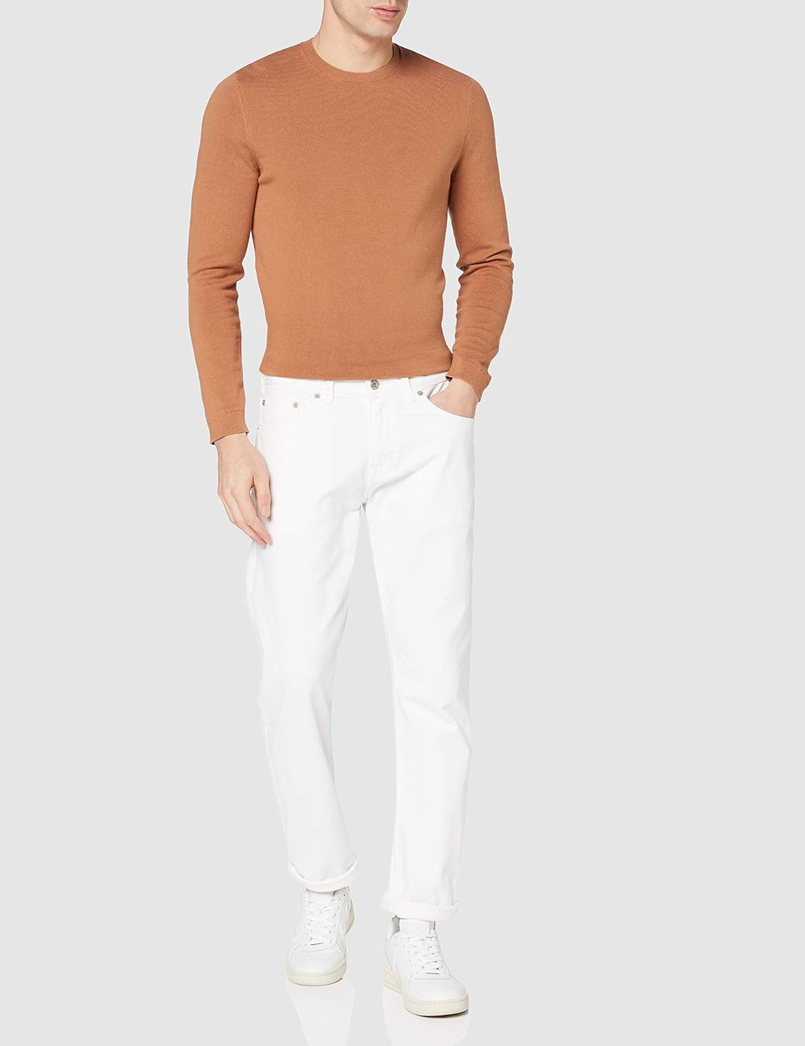 find. Men's Crew Neck Knitted Jumper