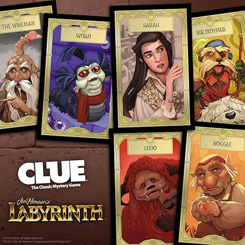 Miniatura 5 de CLUE: Labyrinth | Resuelve el misterio: quién controla Jareth, dónde está Toby y qué objeto se utiliza. Juego de pistas coleccionable basado en el
