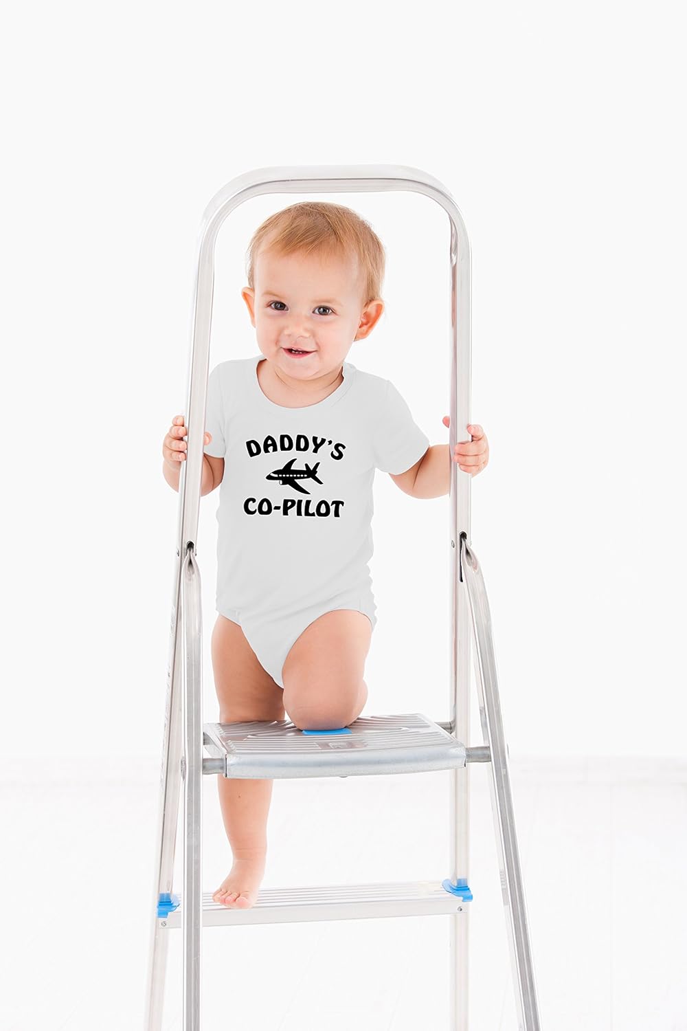 AW Fashions Daddy's Co-Pilot - Adventures With Dad - Funny Infant One-piece Baby Bodysuit image 3