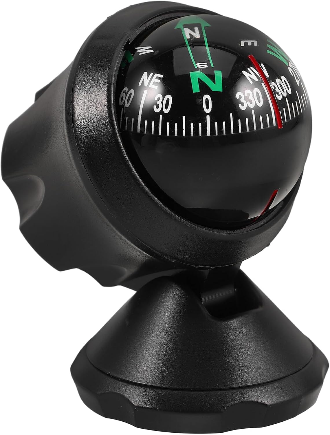 Kichvoe Automotive Dashboard Compass Ball for Car Navigation, Precision Car Compass with Dash Mount, Direction Finder for Outdoor Travel and Camping