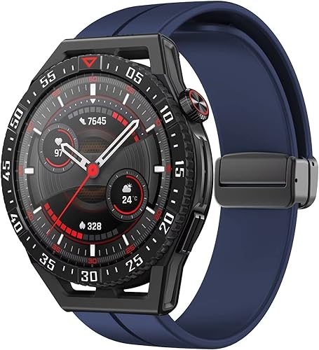 Correa compatible con Huawei Watch Gt 3 seGt 23 1.811 inWatch 3 ProHonor Watch SE Smartwatch bandas de repuesto de 0.86 pulgadas de silicona