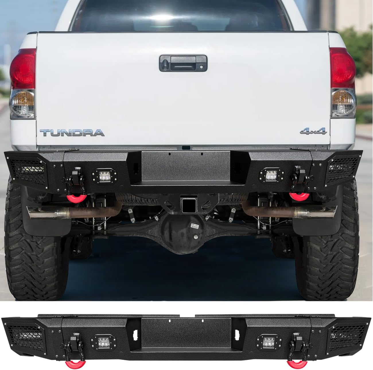 Vijay Front Bumper Fits 2007-2013 Tundra with Lights and D-rings