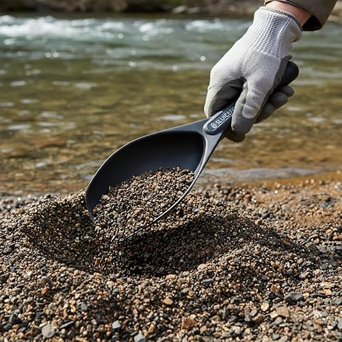 Miniatura 8 de Gold Prospecting Paydirt Scoop  Pala de mano de plástico duradero  Herramienta ligera para cacerear, dragar y cavar grietas