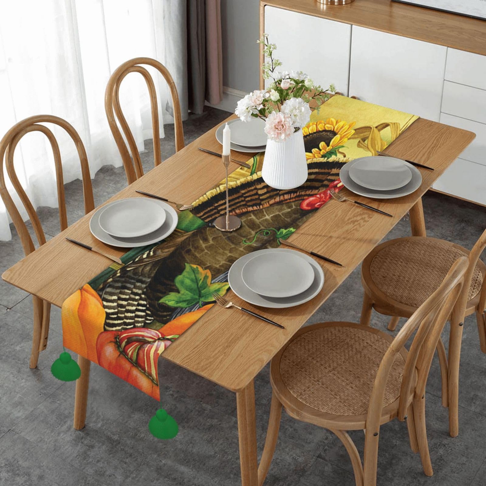 Citrouilles Décoratives En Tricot, Tissu Robuste Et Réutilisable, Pièce