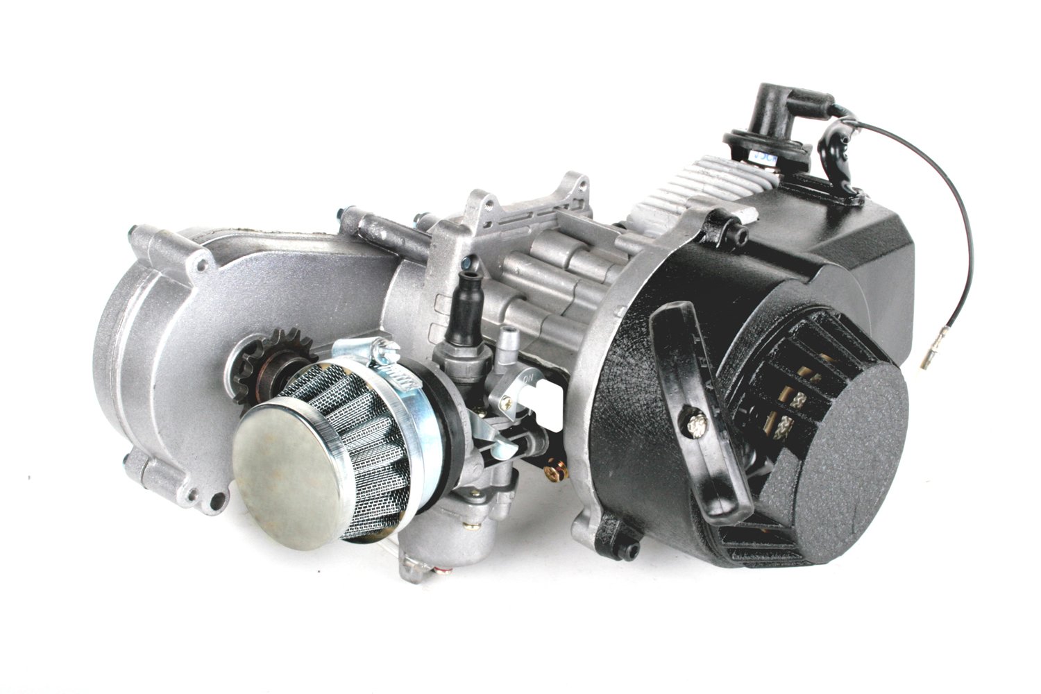 Dirtbike Motor komplett mit Getriebe 49cc mit 3,5PS Pocket Bike Mni ATV Mini Quad Kinderquad