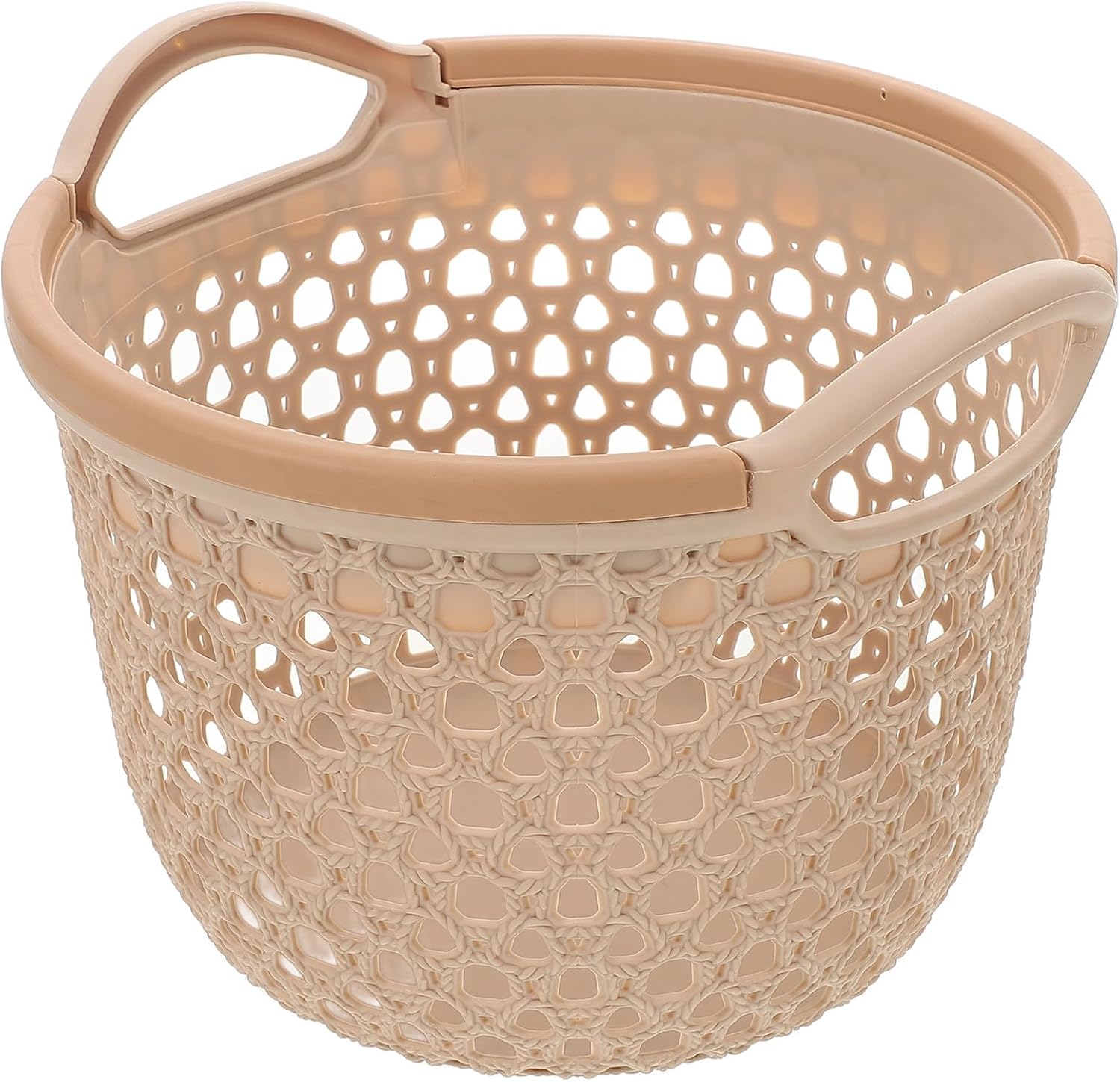 Waterproof PP Woven Storage Basket Organizer for Home Coffee