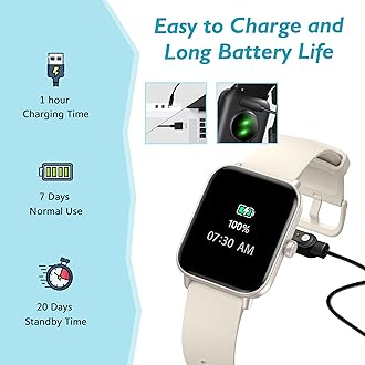 KALINCO Smart Watch for Kids Boys Girls Teens IP68 Waterproof Swimming Watch 1.8 Inch Activity Tracker Watch with 100 Sports Modes Dial/Answer Heart Rate Sleep Screen Alarm