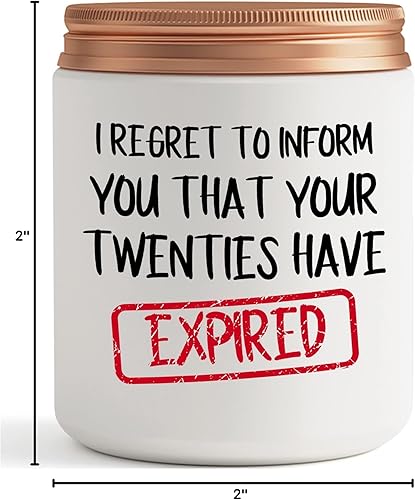 Miniatura 8 de Regalos de cumpleaños número 30 para mujeres y hombres - Divertida vela de cumpleaños de 30 años