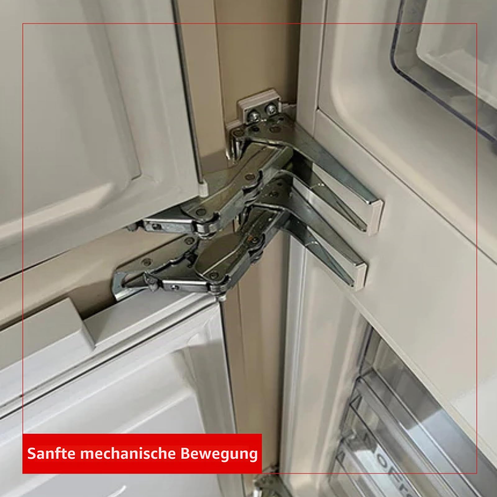 Spares2go Integrierte Türscharniere Kühlschrank Gefrierschrank kompatibel mit Hettich kompatibel mit Bosch