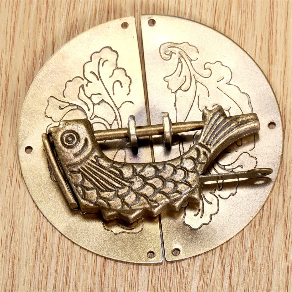 Serrure poisson vintage pour sublimer votre armoire en bois et buffet de campagne