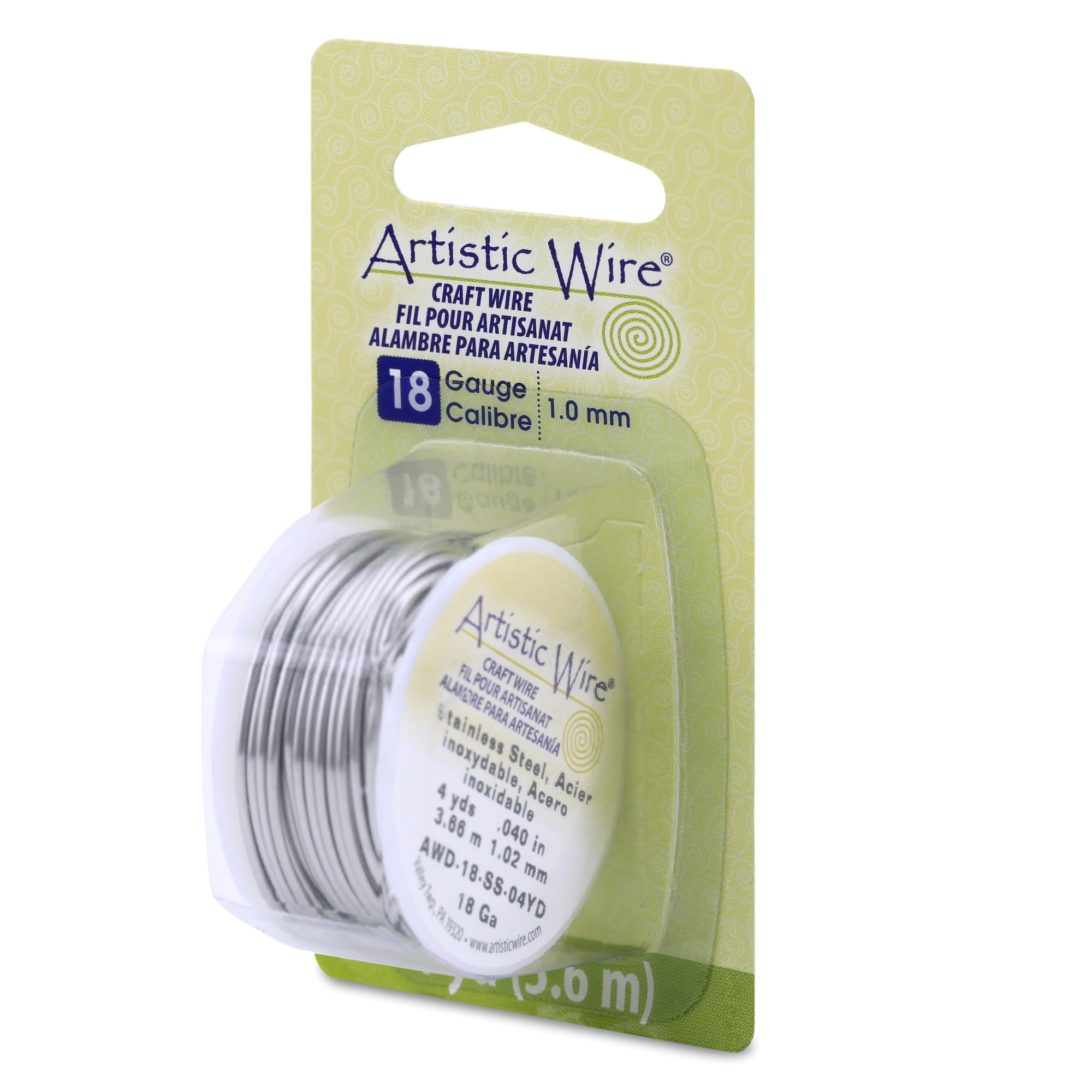 Artistic Wire 18GA SS 4YD