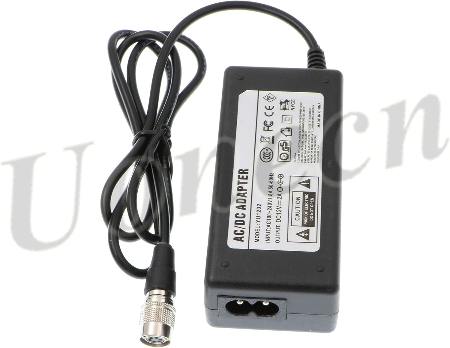 Uonecn AC to 6-Pin Hirose Female 12V 2A Power Adapter for Sound Devices ZAXCOM for Sony