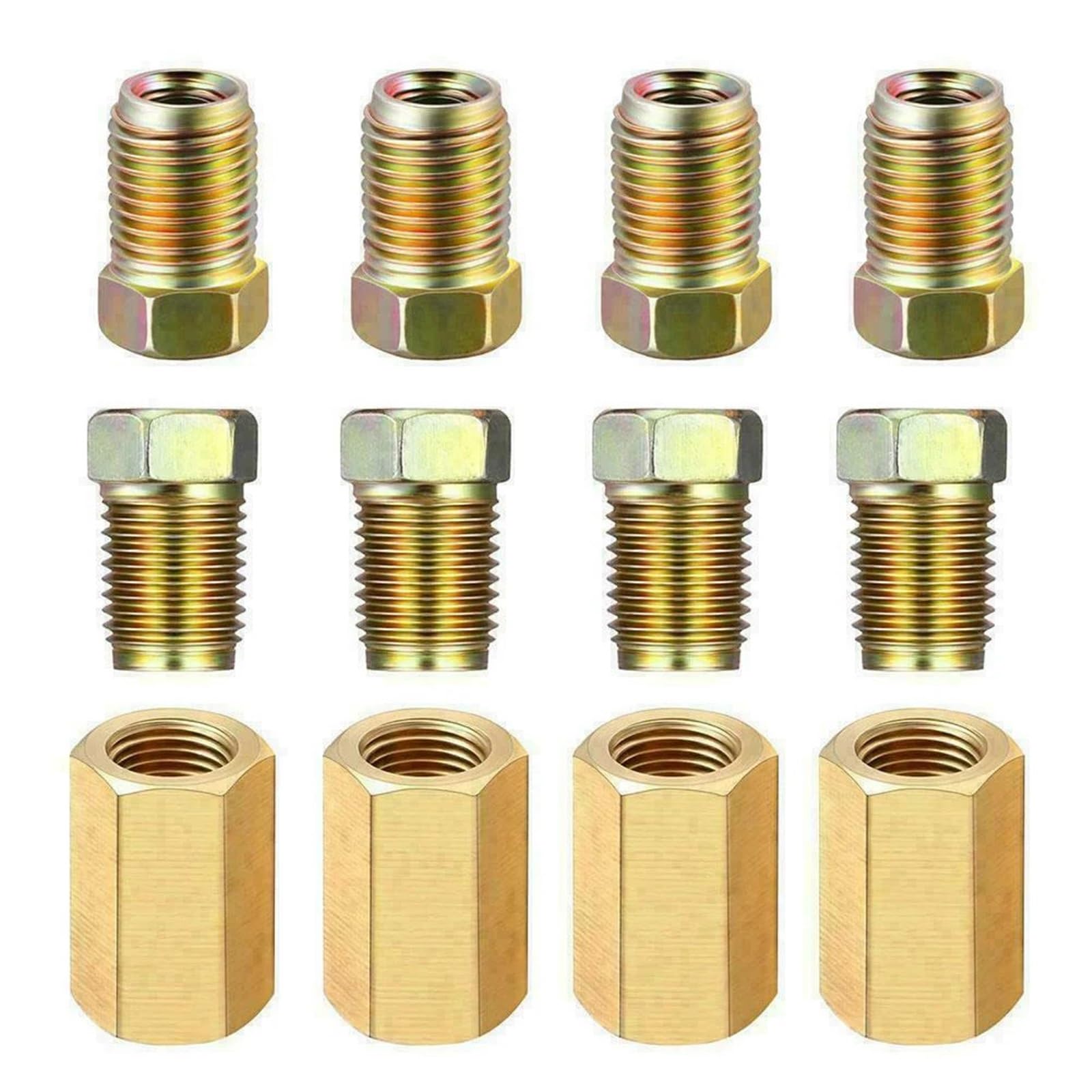 Aqyhsotw Women's One Color Brake Wire Polyethylene Coated Inverted Nut Union Garden Indoor 0.95 Cm 1 Set Accessories Fittings Tube Brake Lines Kit