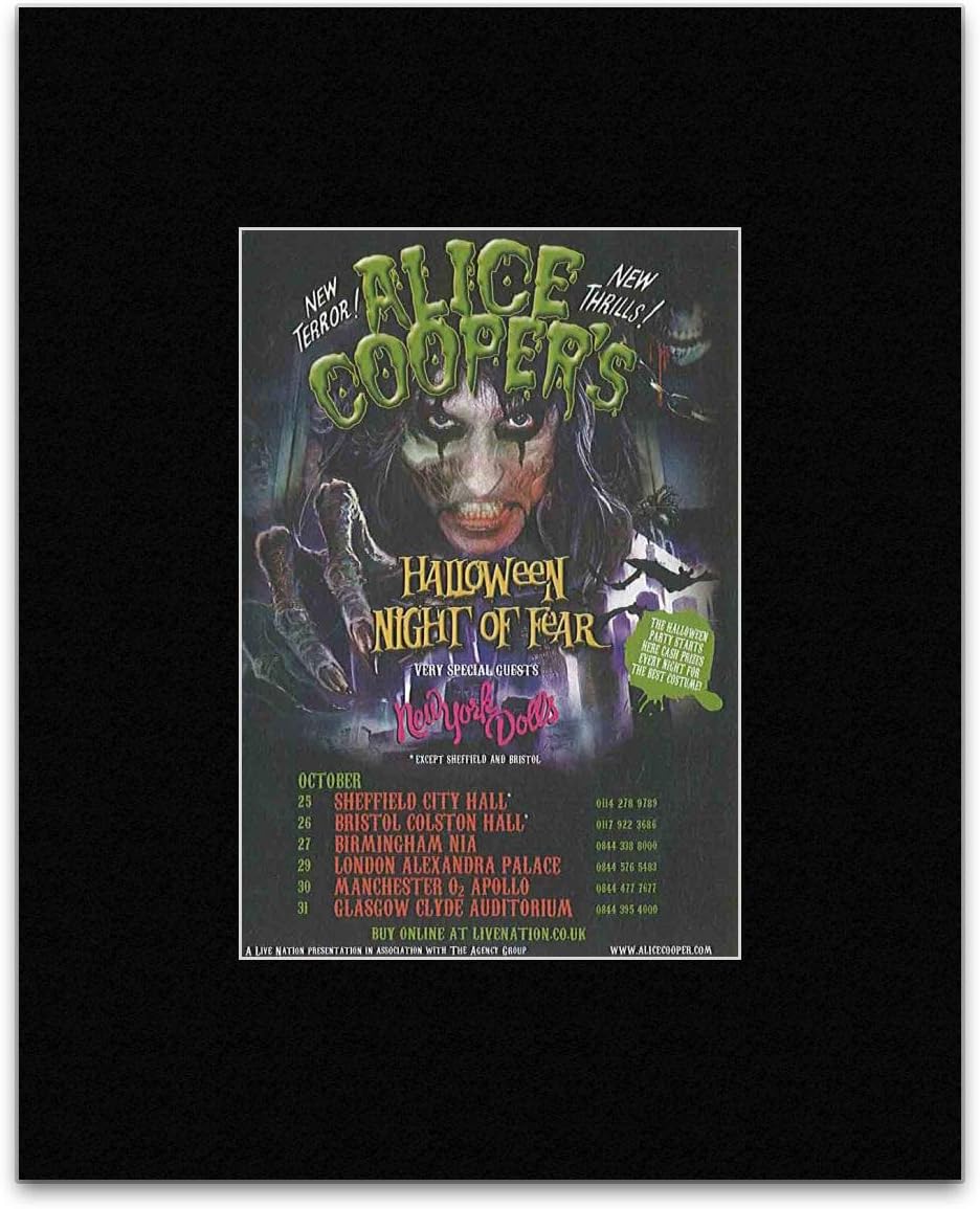 Metal Hammer ALICE COOPER - Halloween Night Of Fear Mini Poster - 13.5x10cm