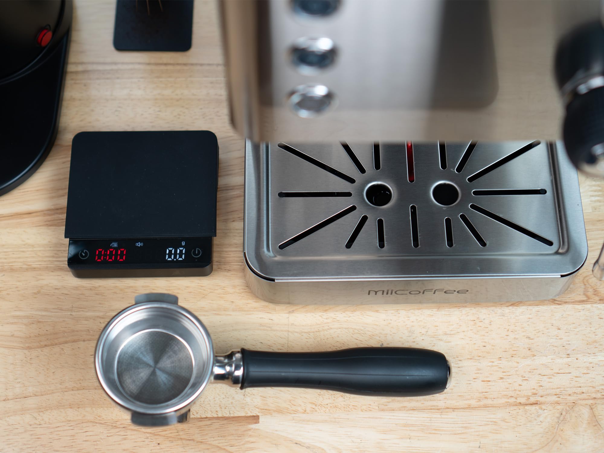 MiiCoffee Apex Espresso Machine V2, acciaio inossidabile spazzolato